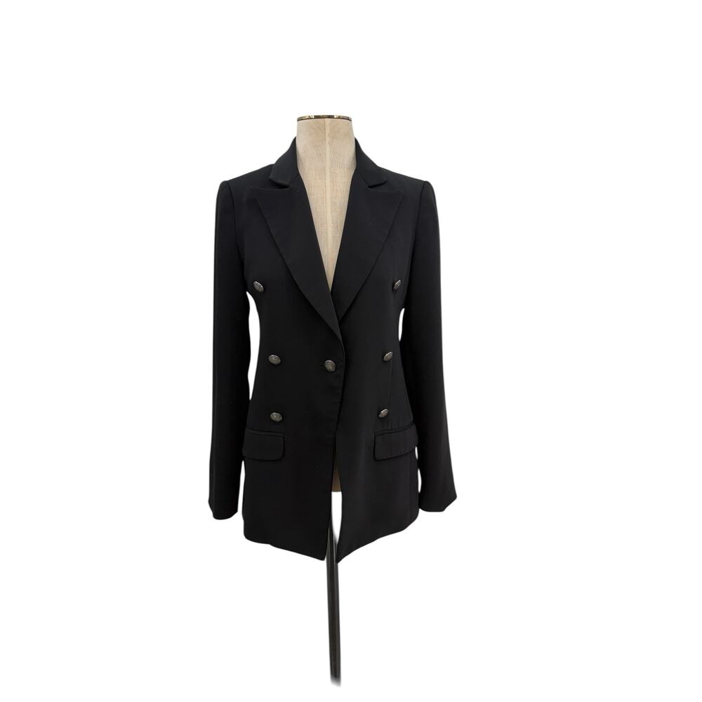 Lavender Brown Black Double Breasted Blazer Jacket Size Small‎ Made USA